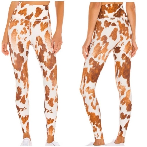 WeWoreWhat Active High Waist Legging Cowhide - Picture 4 of 15